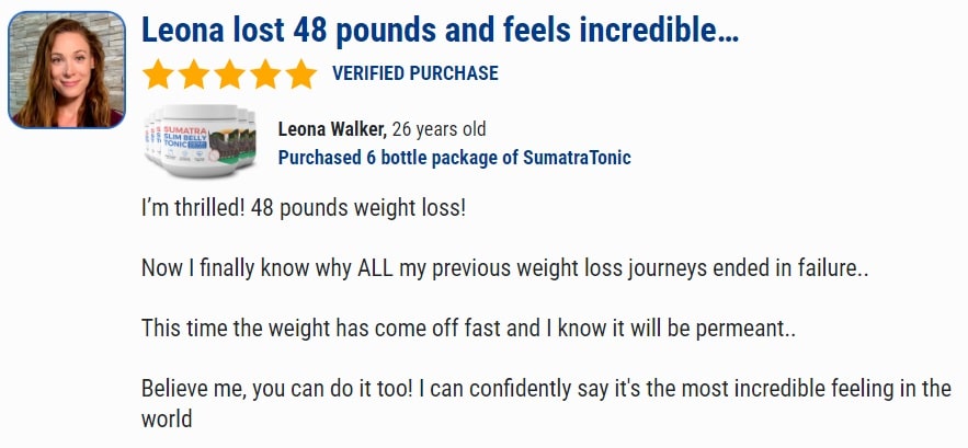 Sumatra Slim Belly Tonic review